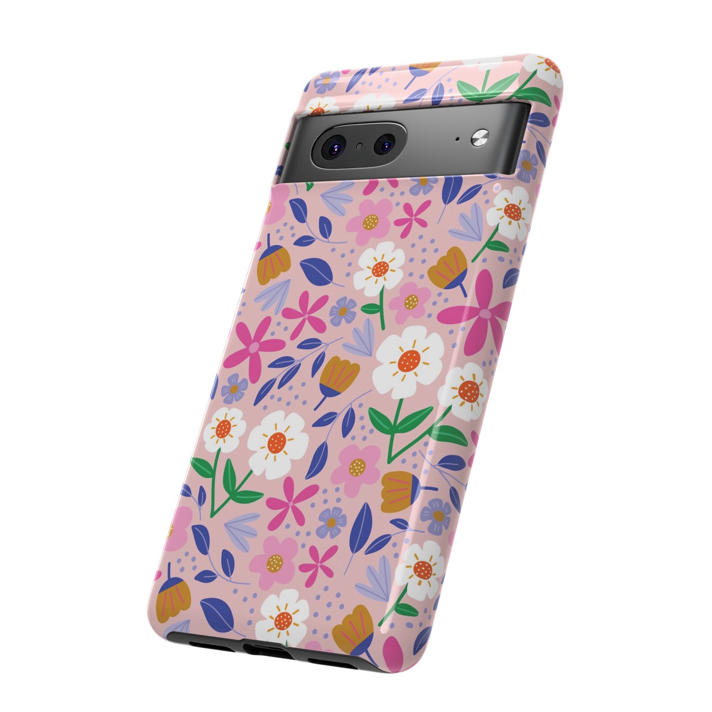 Phone Case: Blooms on Pink
