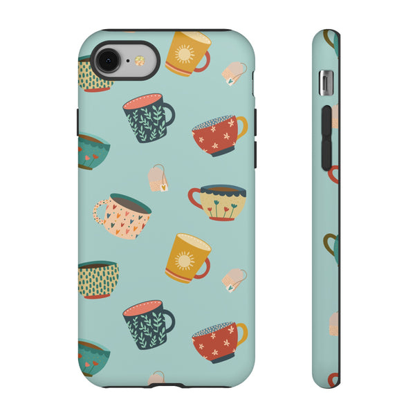 Phone Case: Tea Cups and Tea Bags