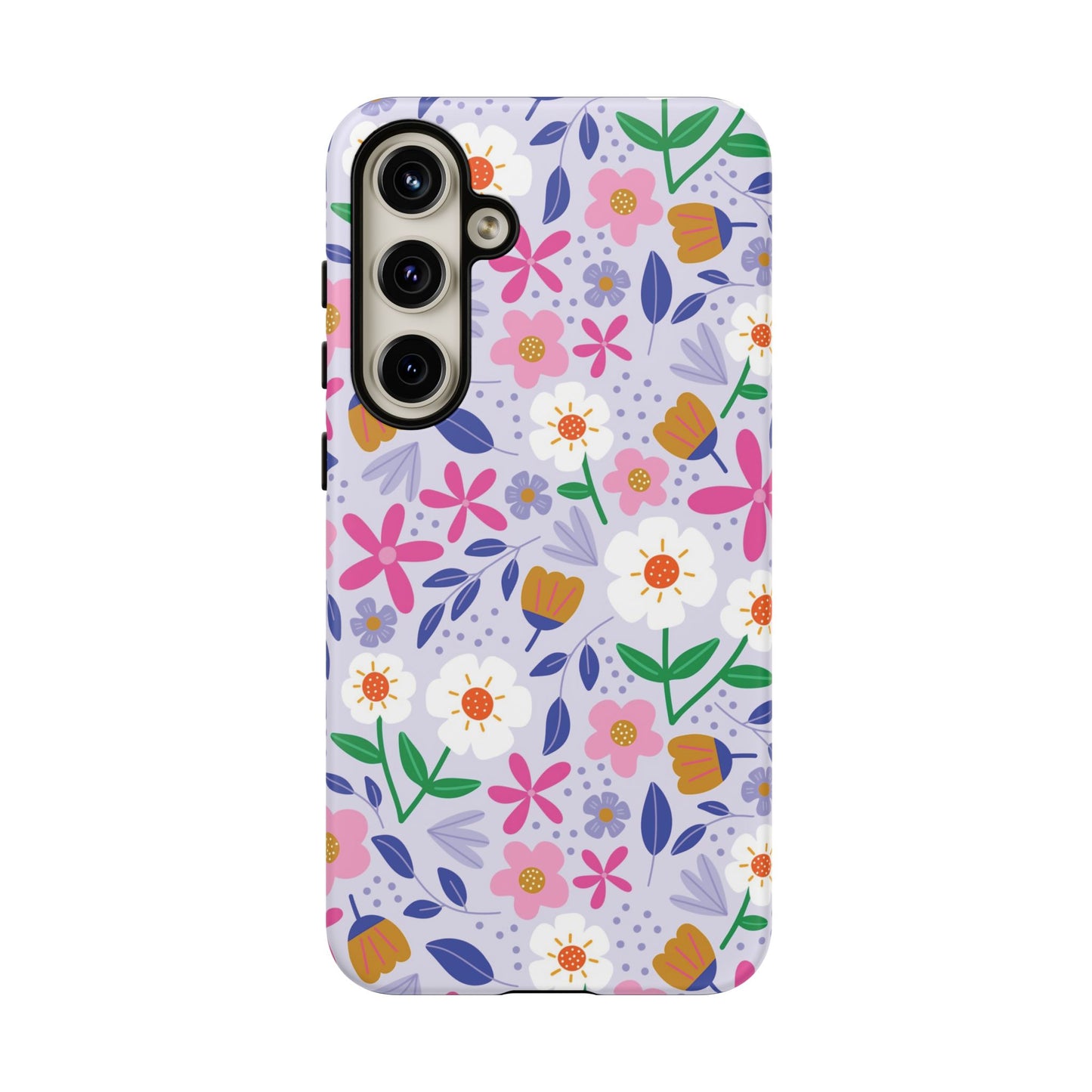 Phone Case: Blooms on Lilac