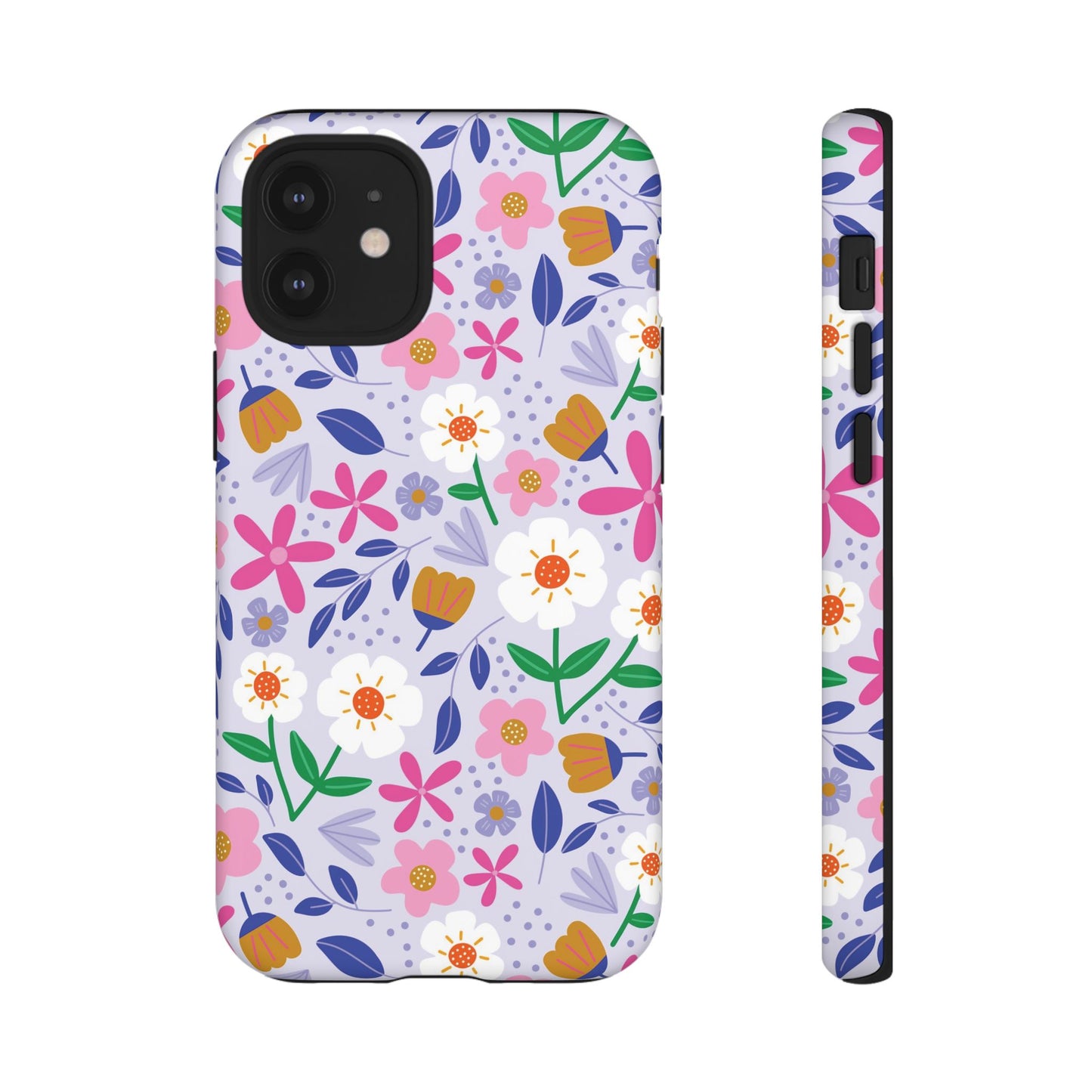 Phone Case: Blooms on Lilac
