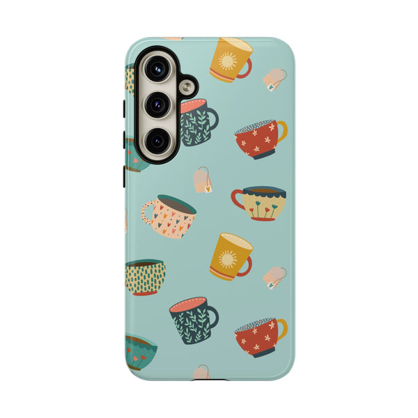 Phone Case: Tea Cups and Tea Bags
