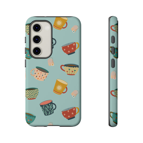 Phone Case: Tea Cups and Tea Bags