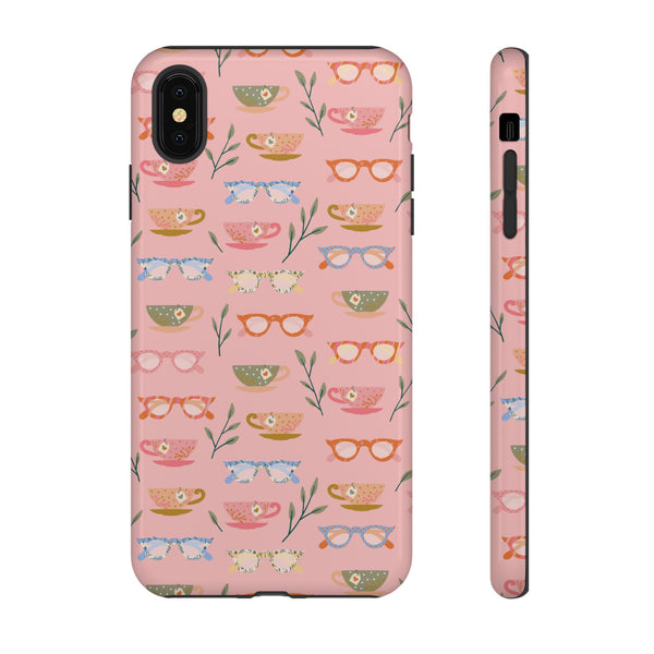 Phone Case: Tea Cups and Glasses