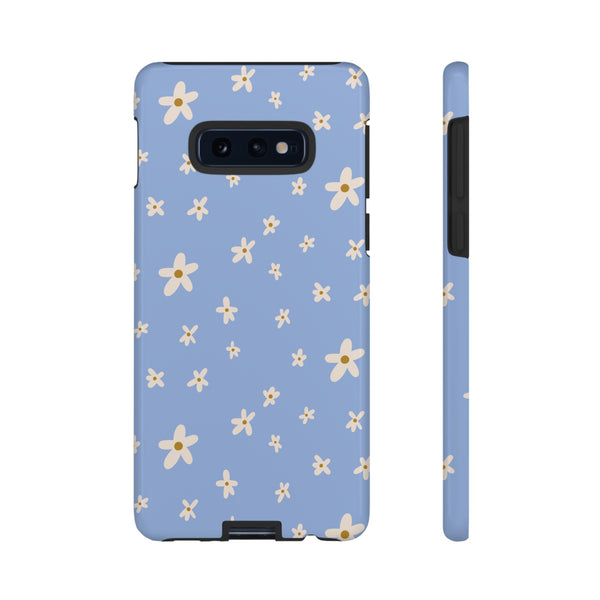 Phone Case: Daisies on Blue