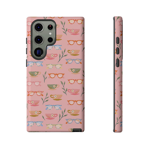 Phone Case: Tea Cups and Glasses