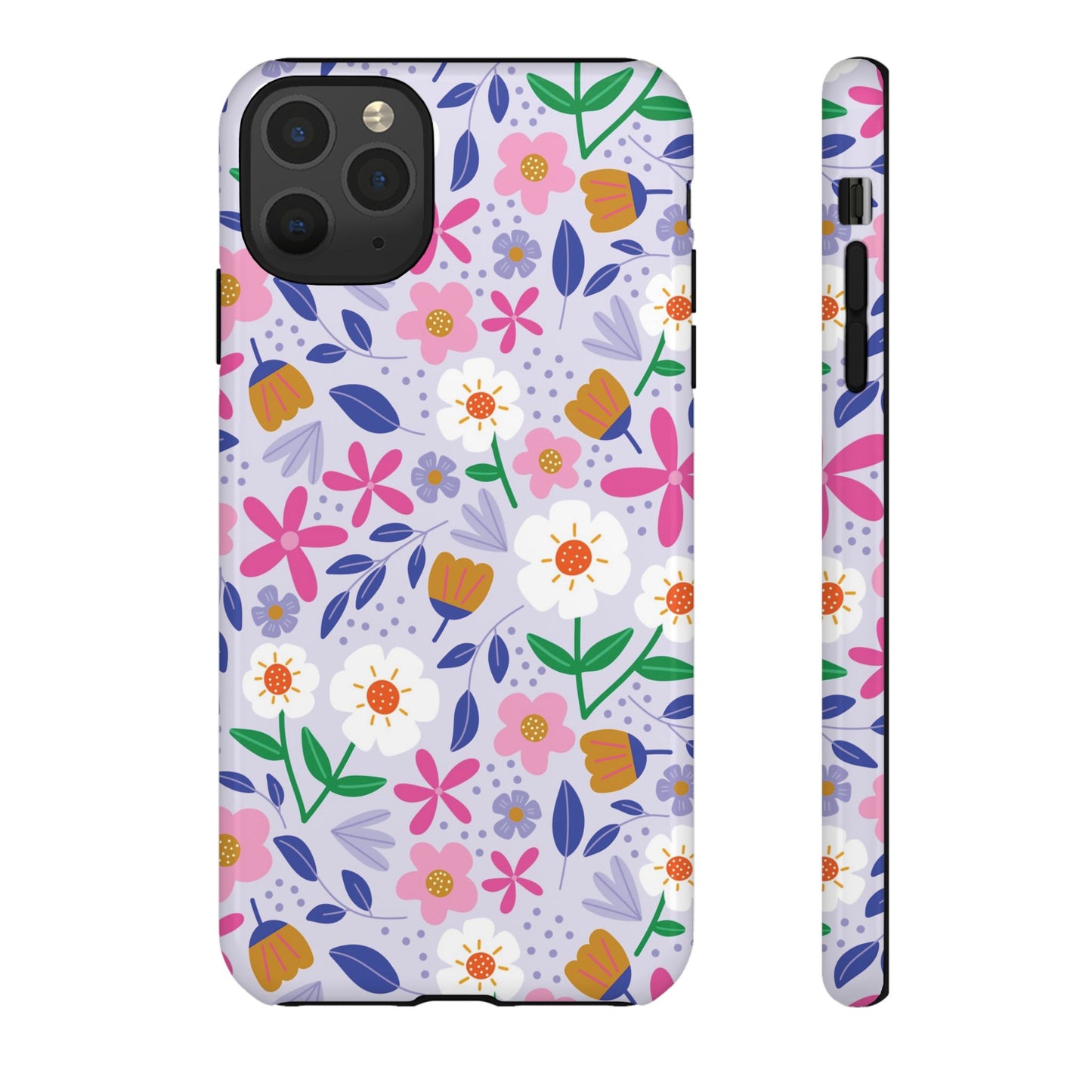 Phone Case: Blooms on Lilac