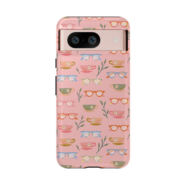 Phone Case: Tea Cups and Glasses