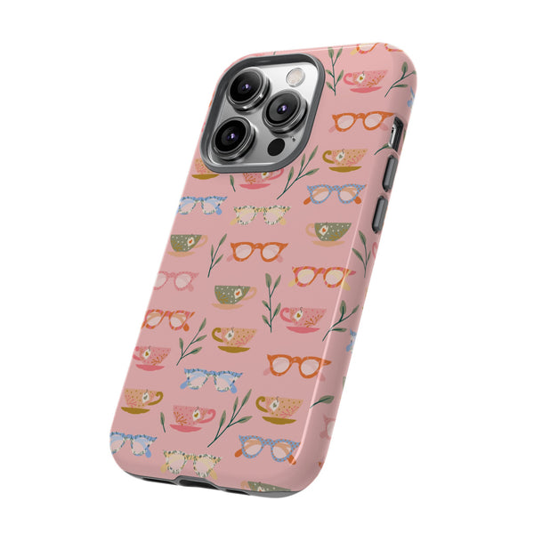 Phone Case: Tea Cups and Glasses