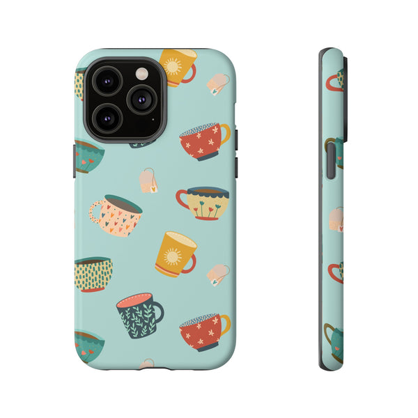 Phone Case: Tea Cups and Tea Bags