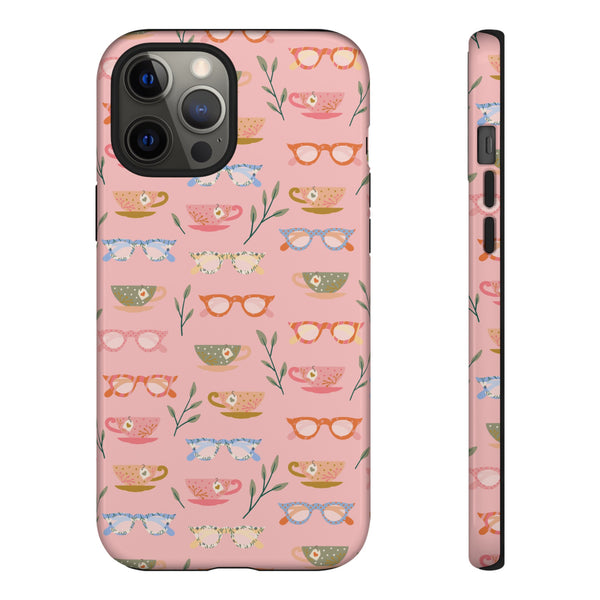 Phone Case: Tea Cups and Glasses