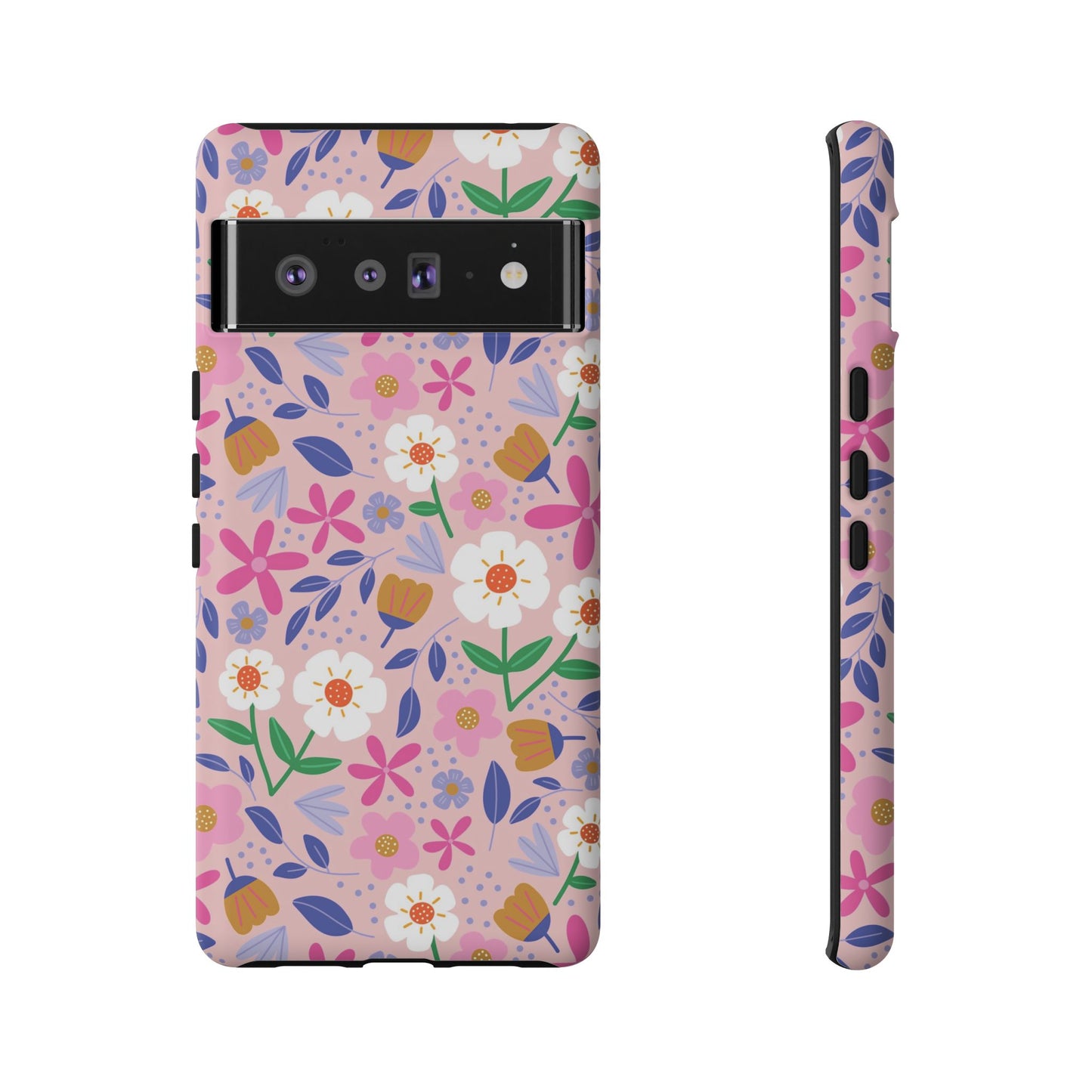 Phone Case: Blooms on Pink