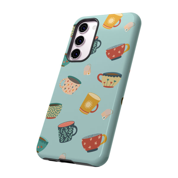 Phone Case: Tea Cups and Tea Bags