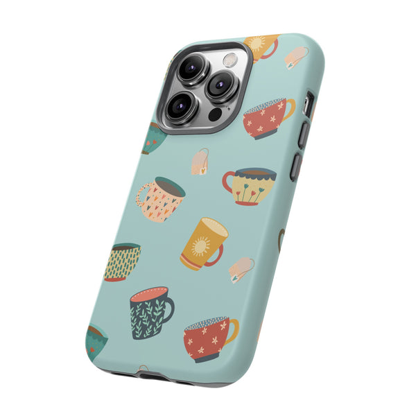 Phone Case: Tea Cups and Tea Bags