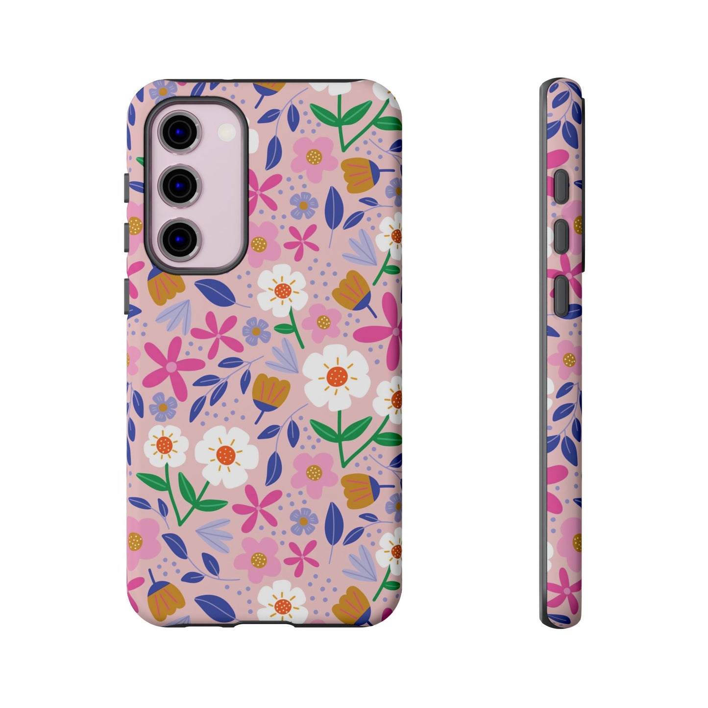 Phone Case: Blooms on Pink