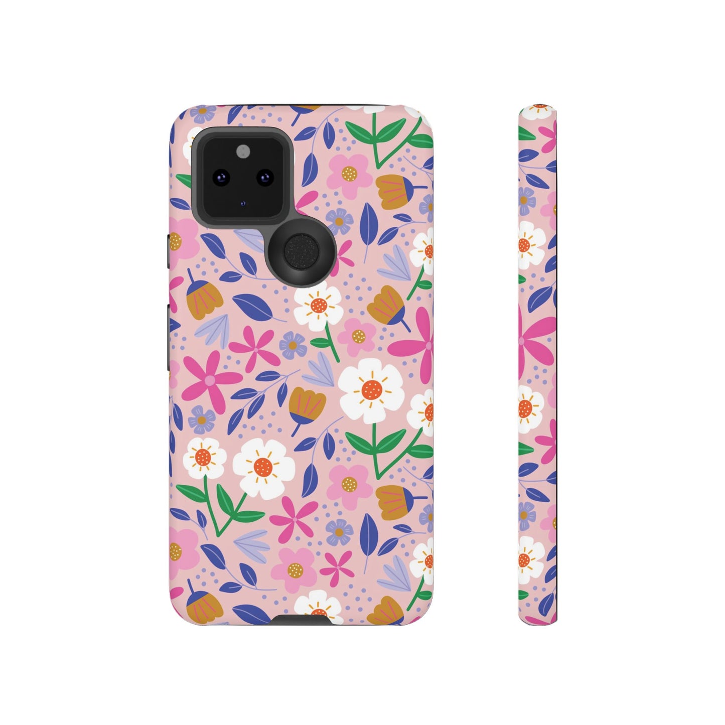 Phone Case: Blooms on Pink