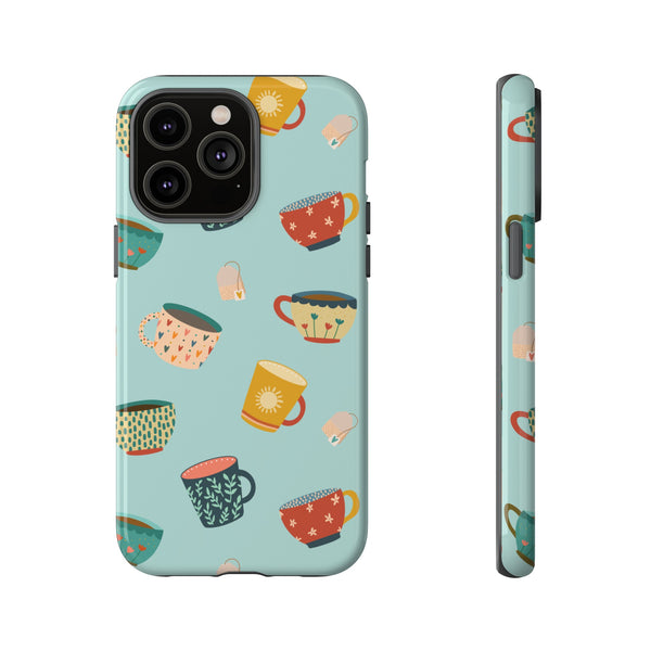 Phone Case: Tea Cups and Tea Bags