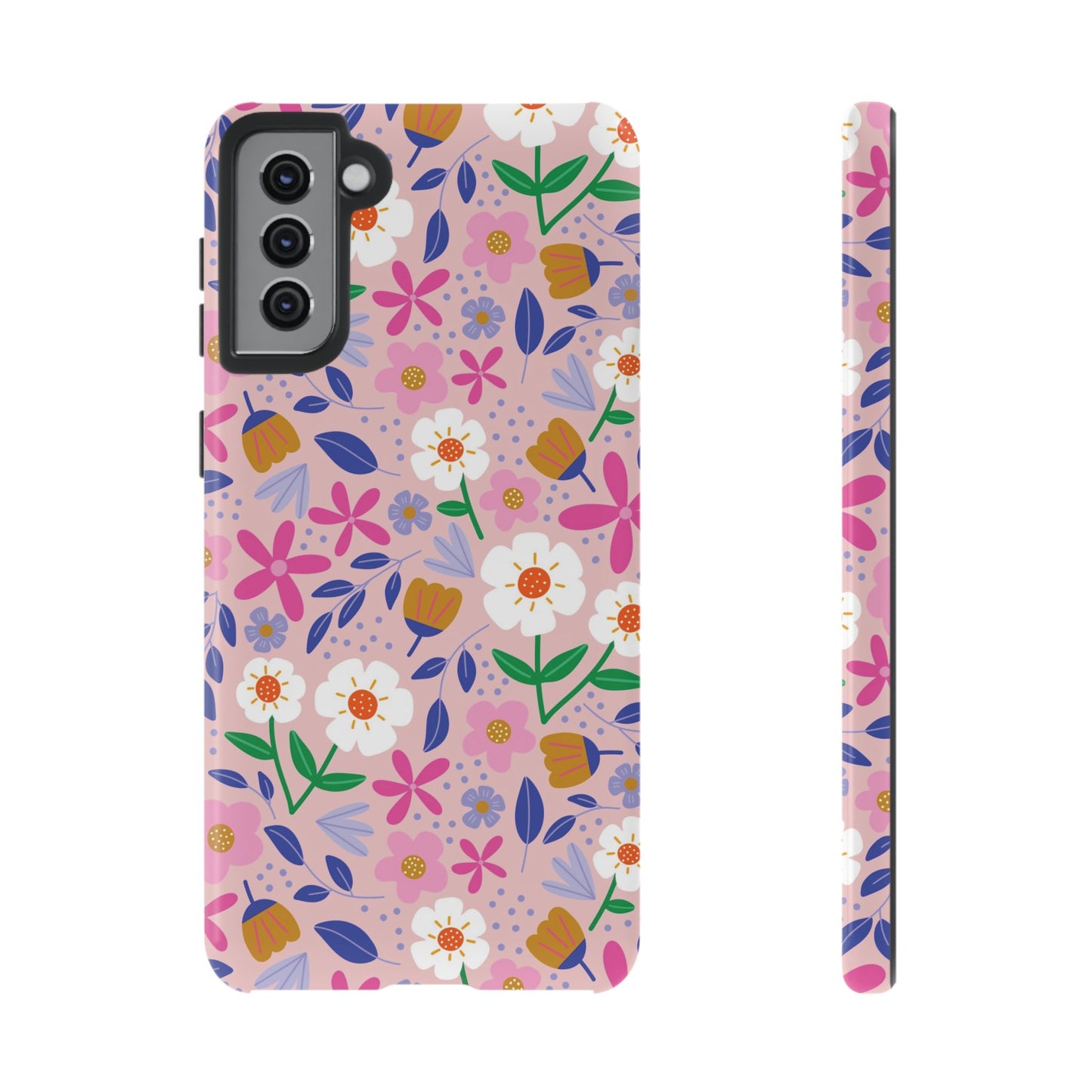 Phone Case: Blooms on Pink