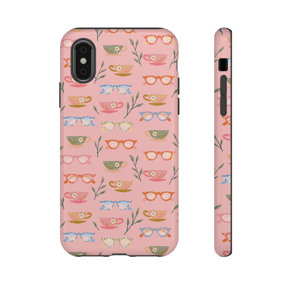 Phone Case: Tea Cups and Glasses