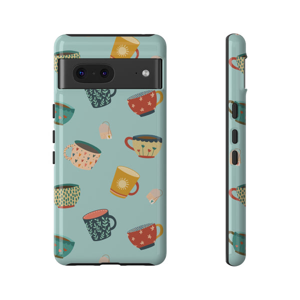 Phone Case: Tea Cups and Tea Bags