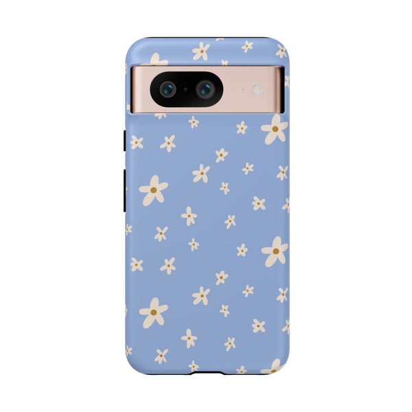 Phone Case: Daisies on Blue