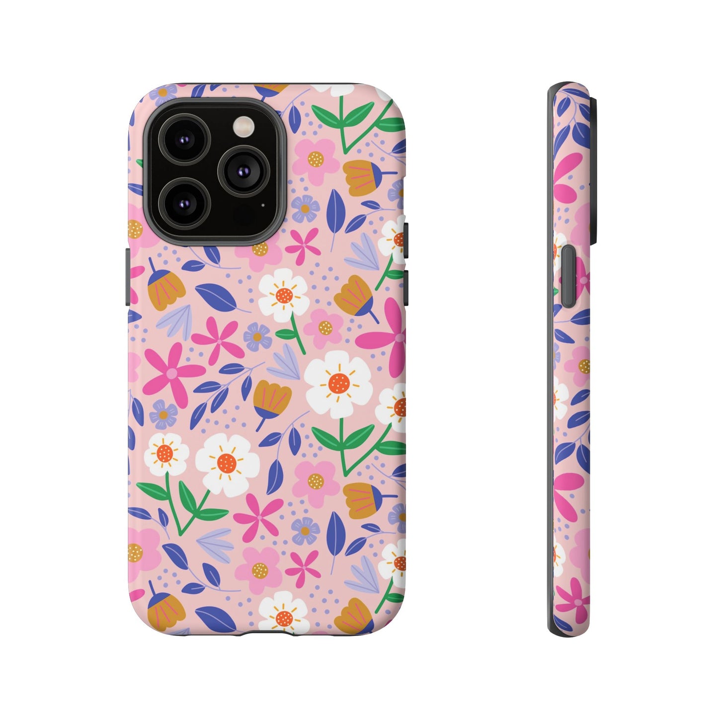 Phone Case: Blooms on Pink