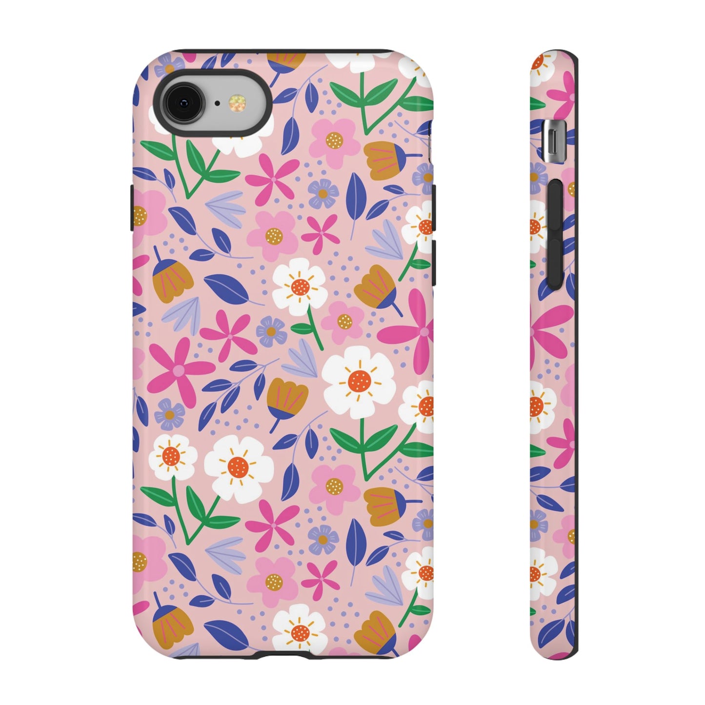 Phone Case: Blooms on Pink