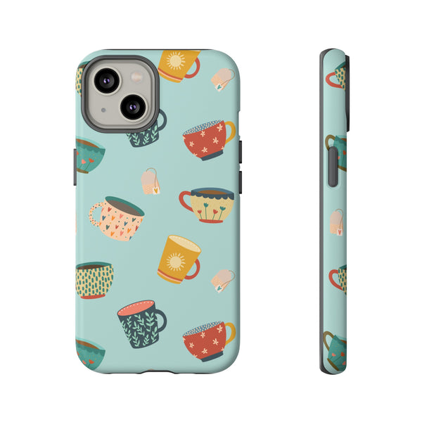 Phone Case: Tea Cups and Tea Bags