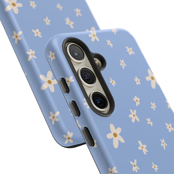 Phone Case: Daisies on Blue