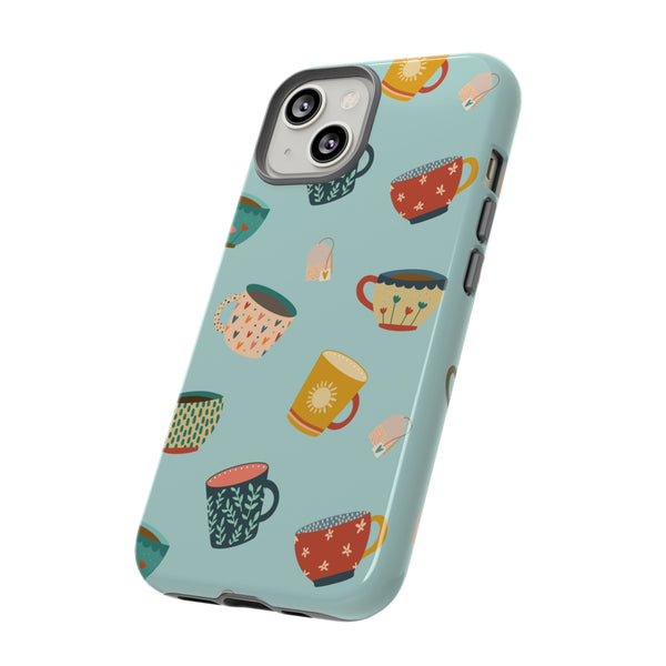 Phone Case: Tea Cups and Tea Bags