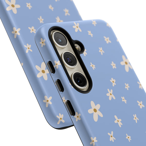 Phone Case: Daisies on Blue