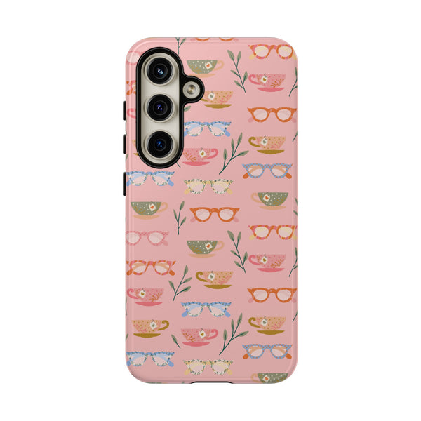 Phone Case: Tea Cups and Glasses