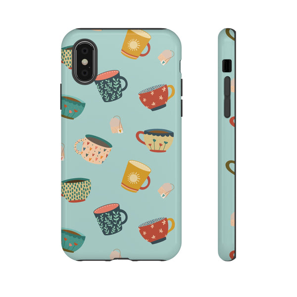 Phone Case: Tea Cups and Tea Bags