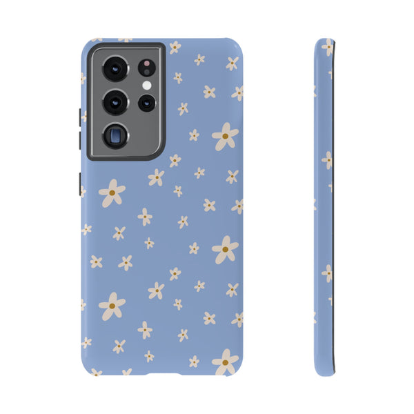 Phone Case: Daisies on Blue
