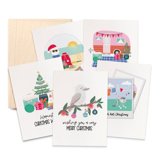 Set of 5 Aussie Christmas