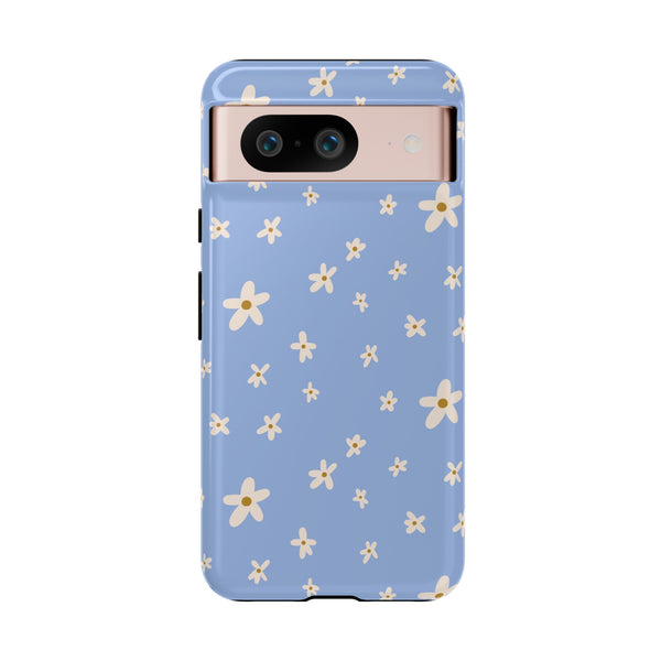 Phone Case: Daisies on Blue