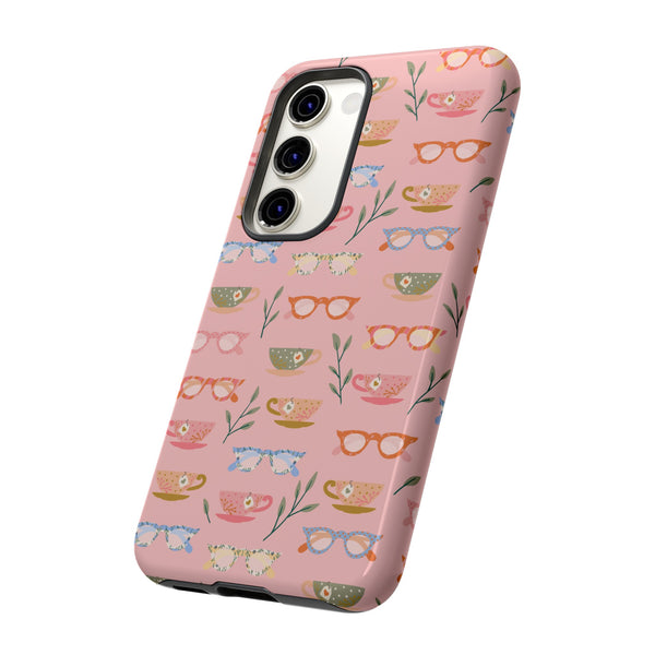 Phone Case: Tea Cups and Glasses