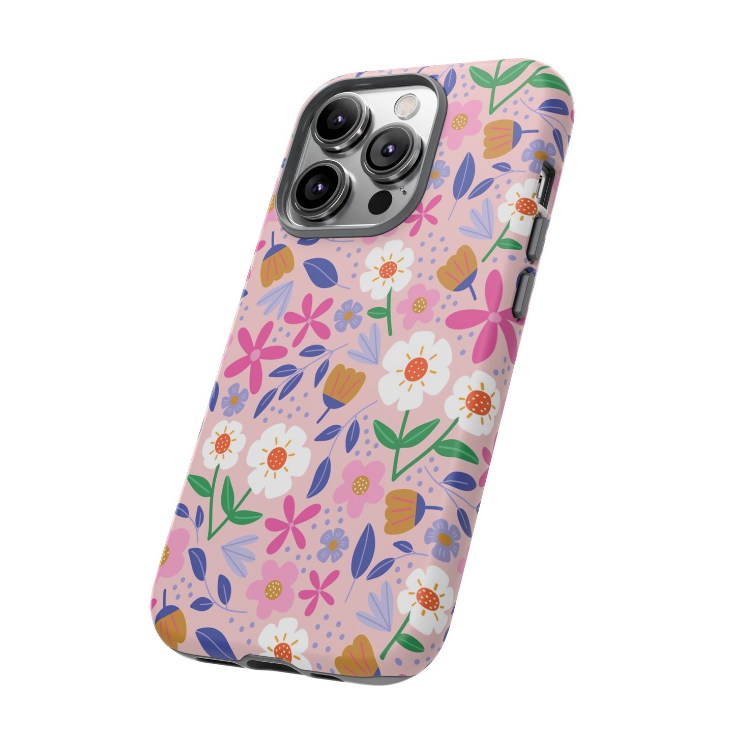 Phone Case: Blooms on Pink