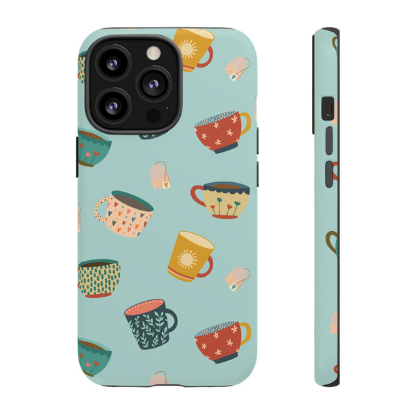 Phone Case: Tea Cups and Tea Bags