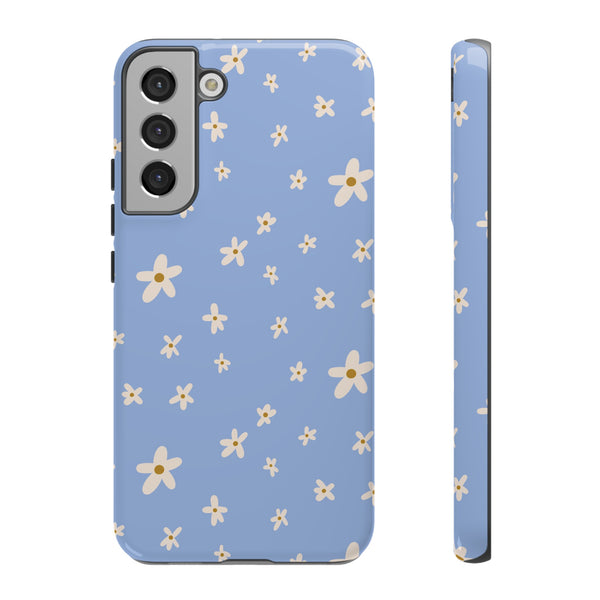 Phone Case: Daisies on Blue