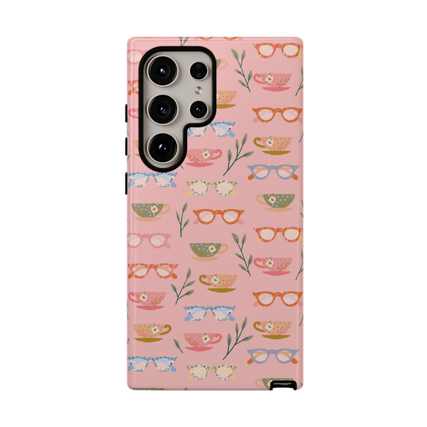Phone Case: Tea Cups and Glasses