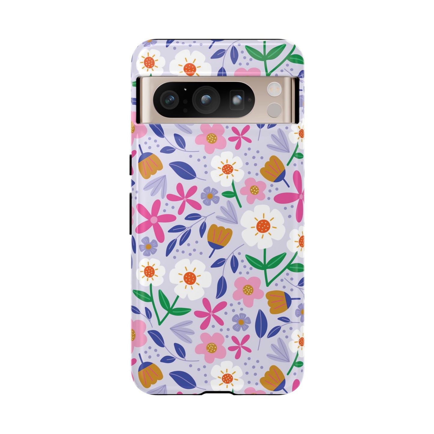 Phone Case: Blooms on Lilac