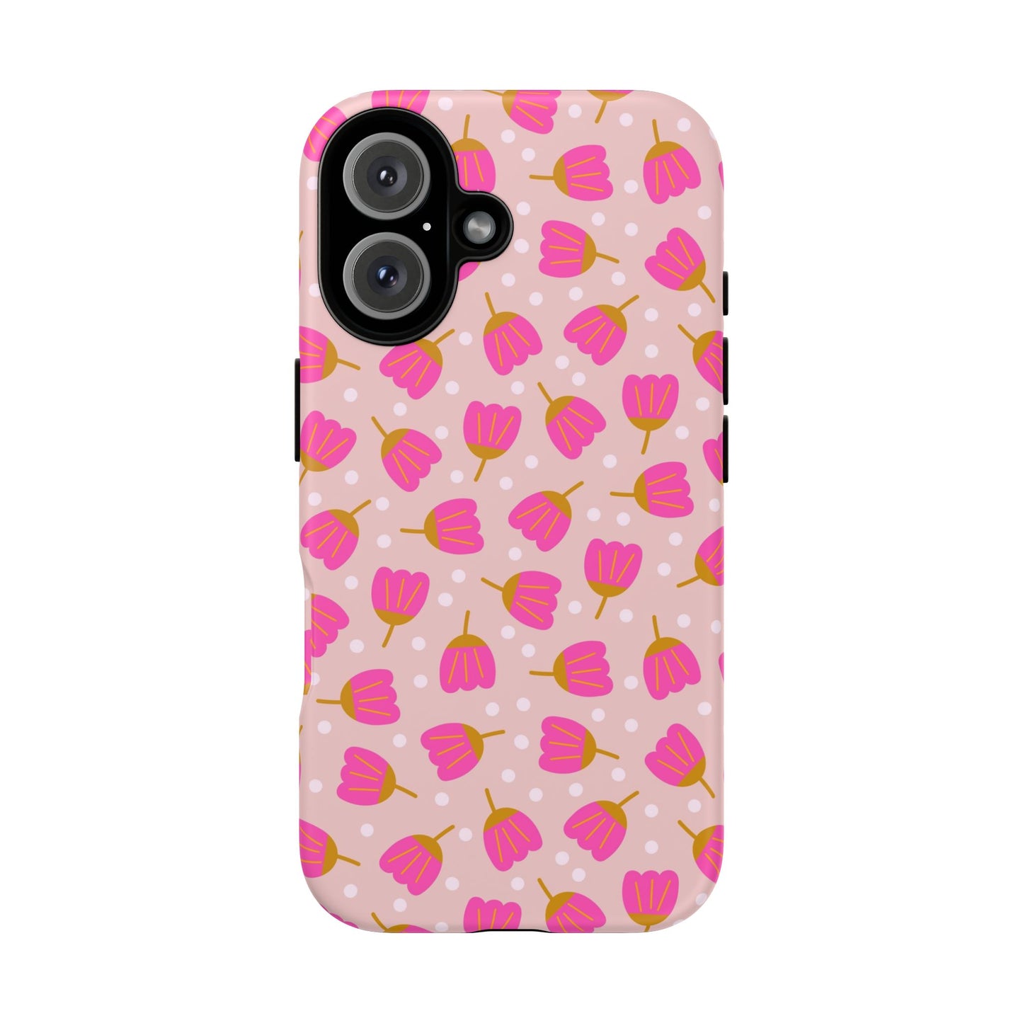 Phone Case: Bright Pink Flowers