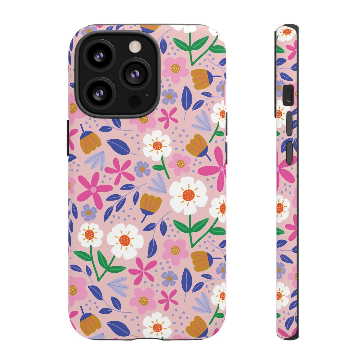 Phone Case: Blooms on Pink