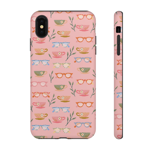 Phone Case: Tea Cups and Glasses