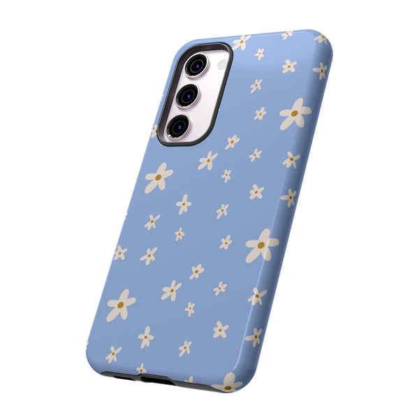 Phone Case: Daisies on Blue
