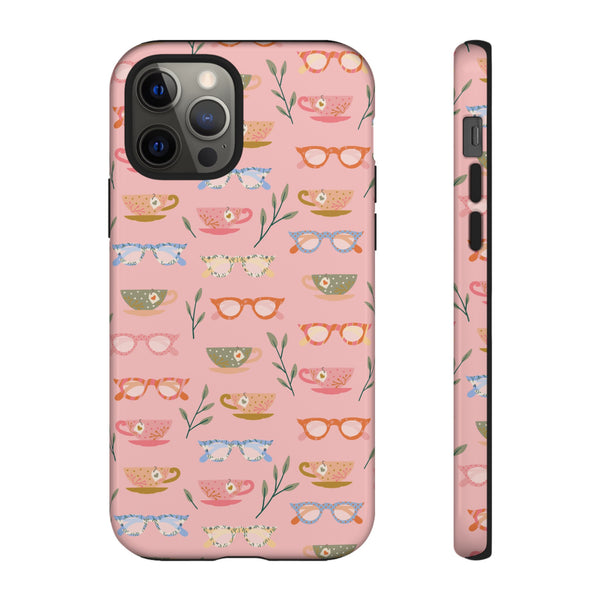 Phone Case: Tea Cups and Glasses