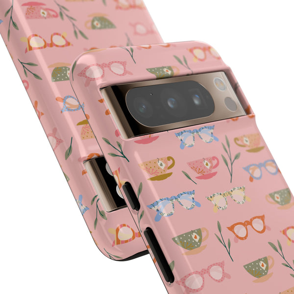 Phone Case: Tea Cups and Glasses