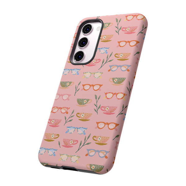Phone Case: Tea Cups and Glasses