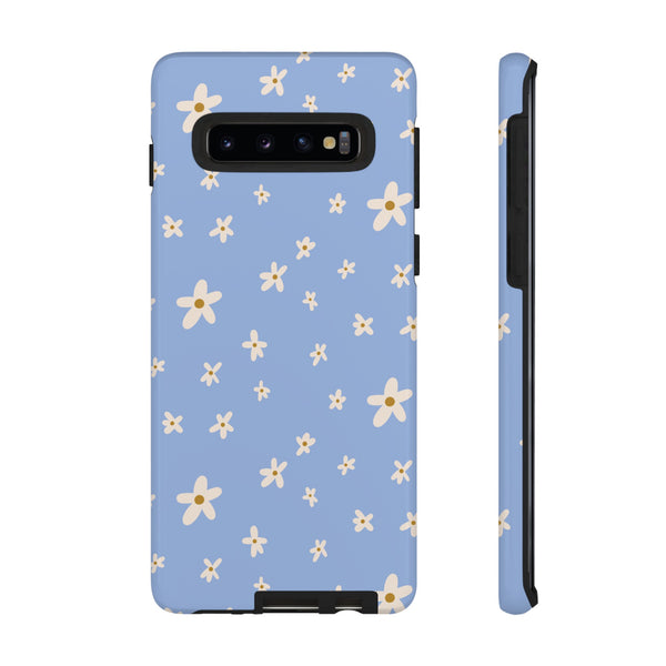 Phone Case: Daisies on Blue