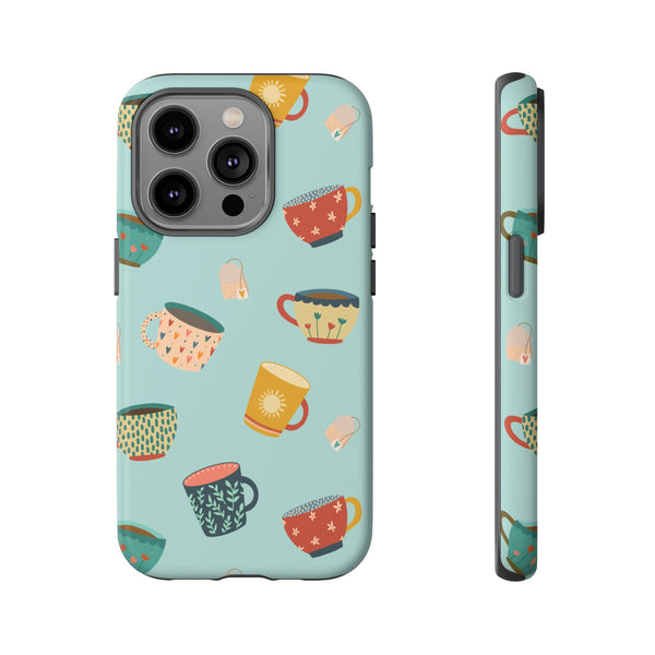 Phone Case: Tea Cups and Tea Bags
